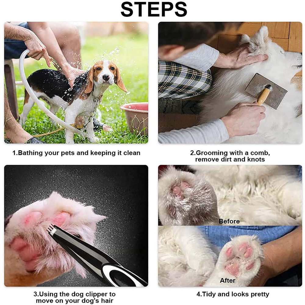 Electric Pet Hair Clipper and Trimmer Pet Grooming Tool- USB Charging_7 Electric Pet Hair Clipper and Trimmer Pet Grooming Tool- USB Charging_7